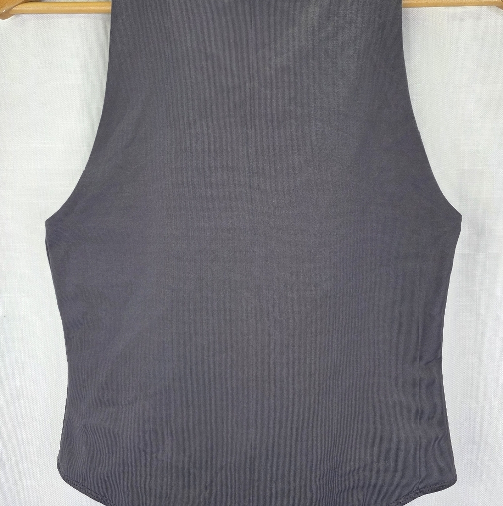 Aritzia Babaton Women's Contour Luxe Fabric 90's Bodysuit Size Medium Tank Thong - Picture 5 of 12